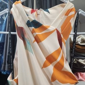 Halter printed maxi dress